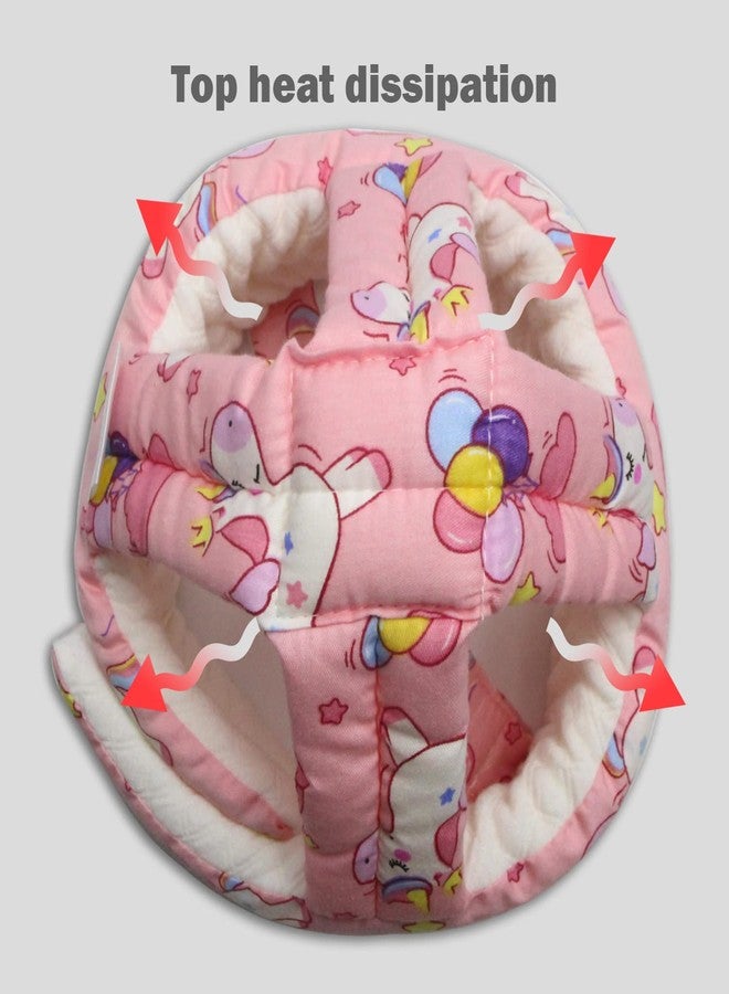 REFLYAWAY Baby Head Protector Baby Helmet for Crawling Walking, No Bumps Safety Head Adjustable Protective Cap for Walking, Playing (Unicorn) - Image 5
