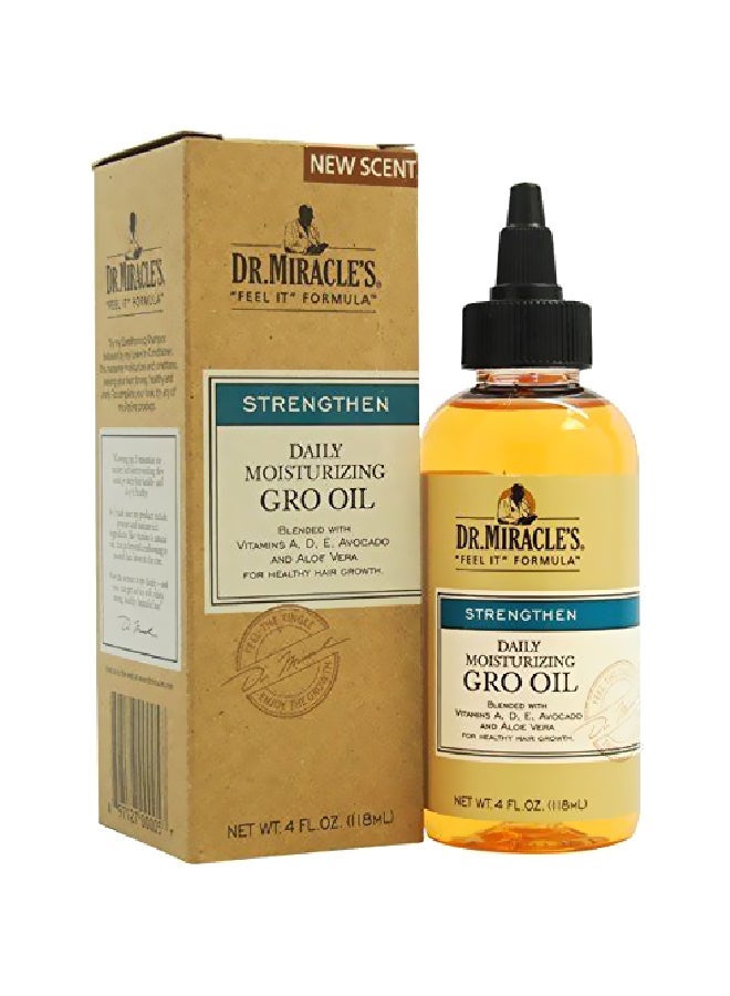 Dr. Miracle's Daily Moisturing Gro Hair Oil Clear 118ml - Image 1