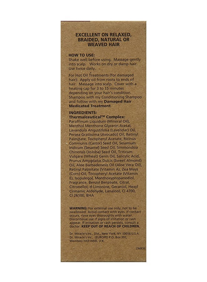 Dr. Miracle's Daily Moisturing Gro Hair Oil Clear 118ml - Image 3