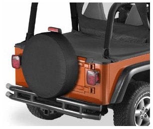 Bestop 6102835 Black Diamond Custom Fit Tire Cover - 28" X 8" - Image 2