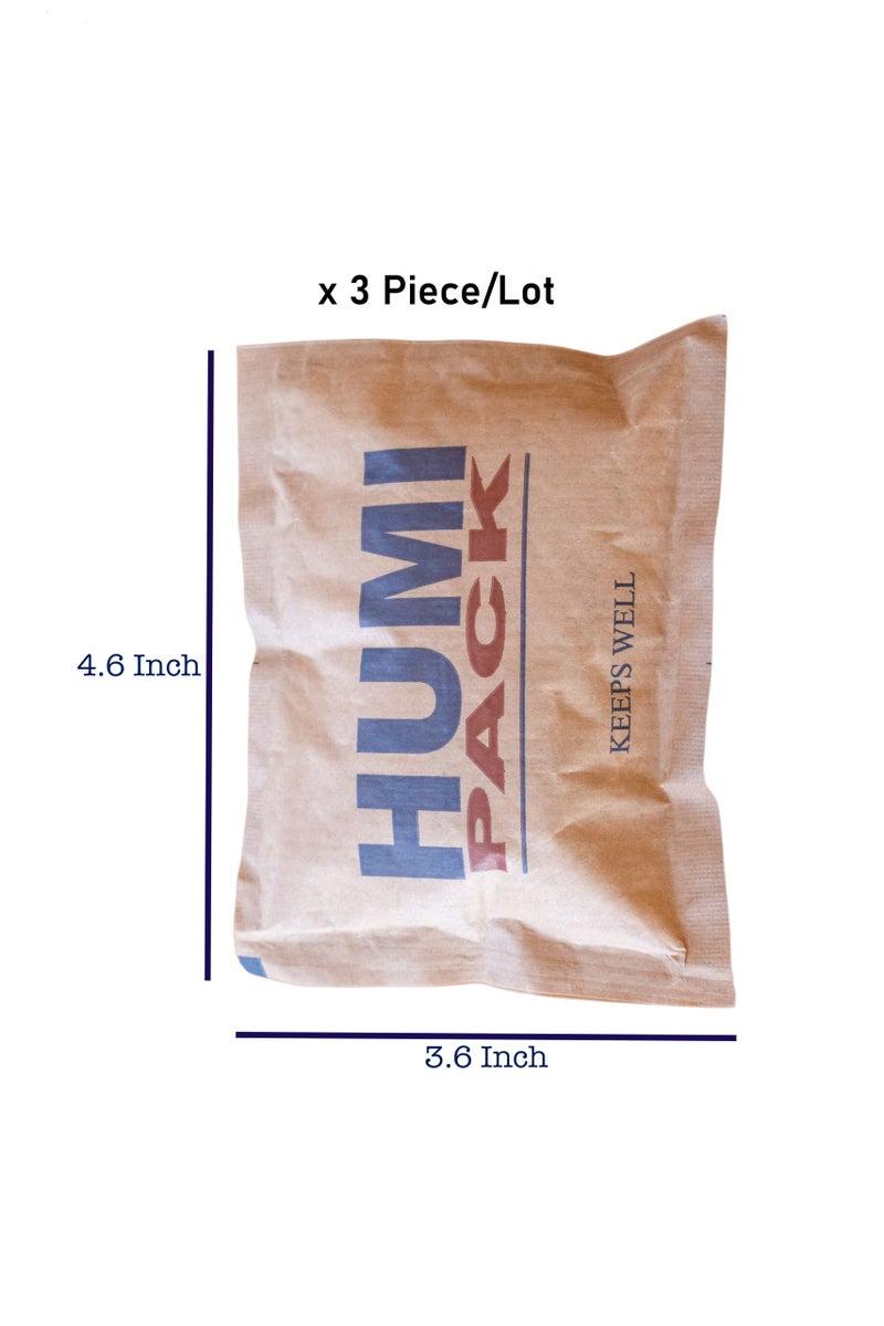 Hydro-Gel Humidifier (3X / Lot) Humi-Pack 60gr Cigar Humidor Humidifier - Humidification Packs - 72%RH Humidity Control - All In One Solution 4x4.5x1.5 - Image 5