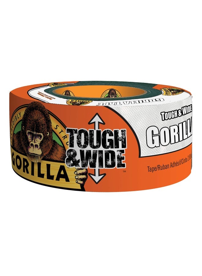 Gorilla Tough & White Duct Tape, 2.88" x 30 yd, White, (Pack of 1) - Image 1