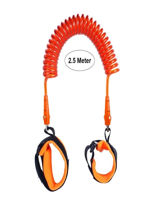 SYGA 2.5 Meter Anti Lost Safety Wrist Bracelet for Baby Child,with Extra Long Harness Strap Walking Hand Belt(Orange) - Image 2