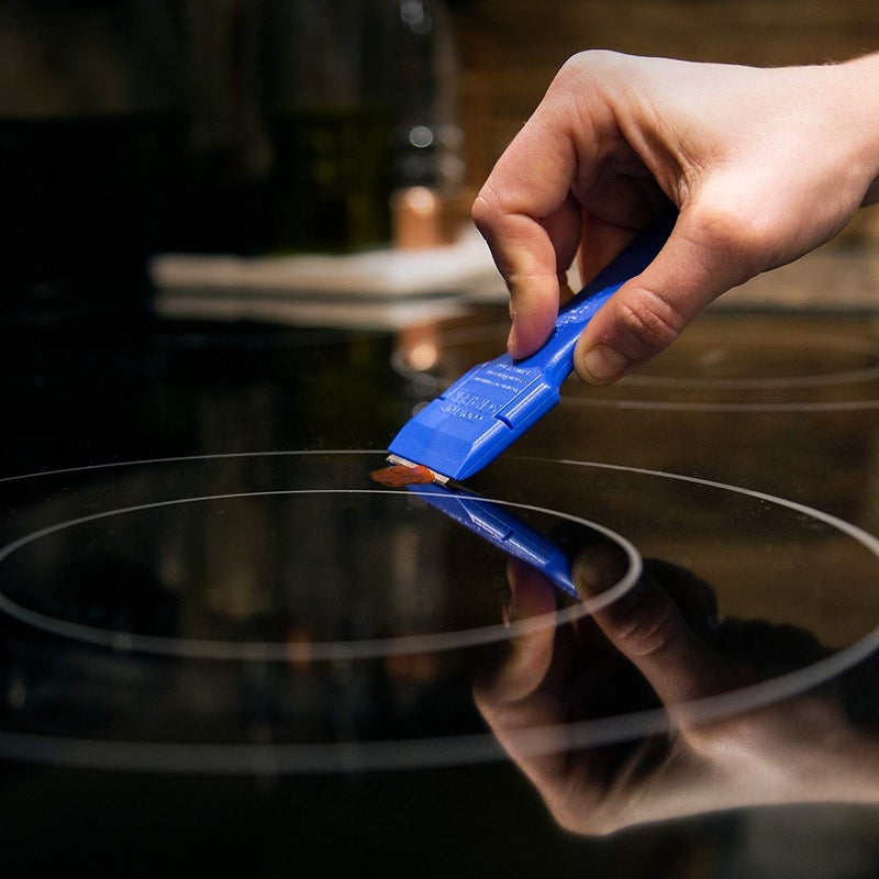 Cerama Bryte - Cooktop Cleaning Kit - Includes 10 oz. Bottle of Cerama Bryte Cooktop Cleaner, 2 Cleaning Pads, 1 POW-R Grip Pad Tool and 1 Scraper packed in Reusable Container, White (SYNCHKG114607) - Image 5