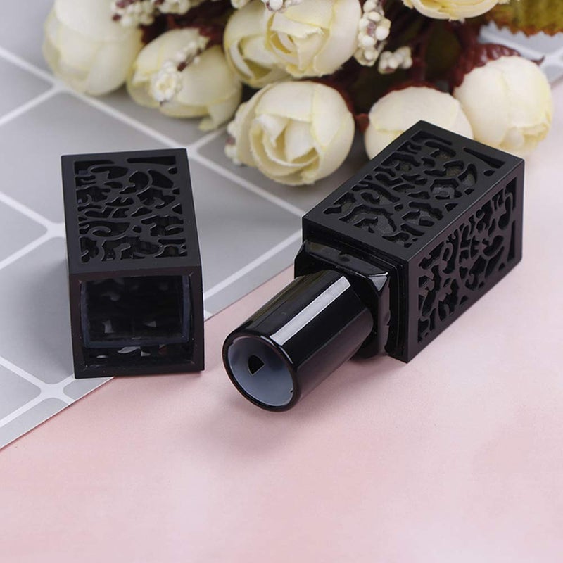 Gulf climate fit AKOAK Refillable Empty Lipstick Tube,12.1mm Creative and Lovely Handmade DIY Makeup Cosmetics Lip Balm Container,Pack of 2 (Hollow Black) Natural material Periodic stock arrangement Smooth joint Long lasting universal build Ergonomic build Multi-use well optimized build Flexible purchase choices All-item unified delivery Repeated use friendly design Practical design alternatives Scratch resistant Gulf climate upgraded quality Economical varied design options Labor saving optimized design Air & land transit compatible Worldwide popular practical build User tested optimized build Market need oriented construction Market popular practical build Longevity upgraded craftsmanship Gulf market standard build Heat resistant Integrated local logistics Easy transit optimized build - Image 3