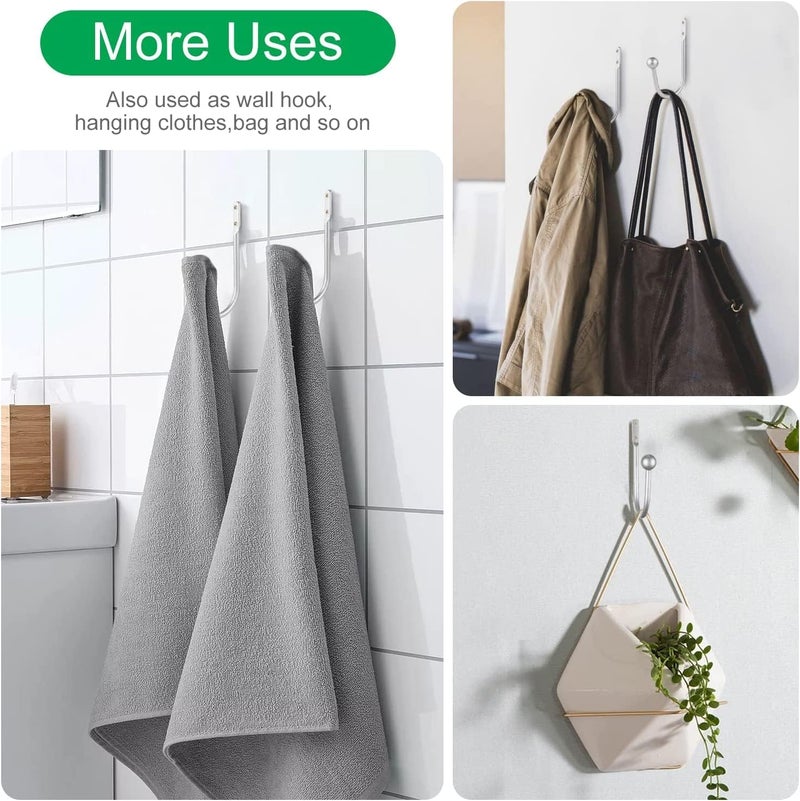 gobutend Curtain Holdbacks, 2pcs Curtains Holder Wall Mounted Drapery Tiebacks Retro Window Hook for Home Decor - Image 4