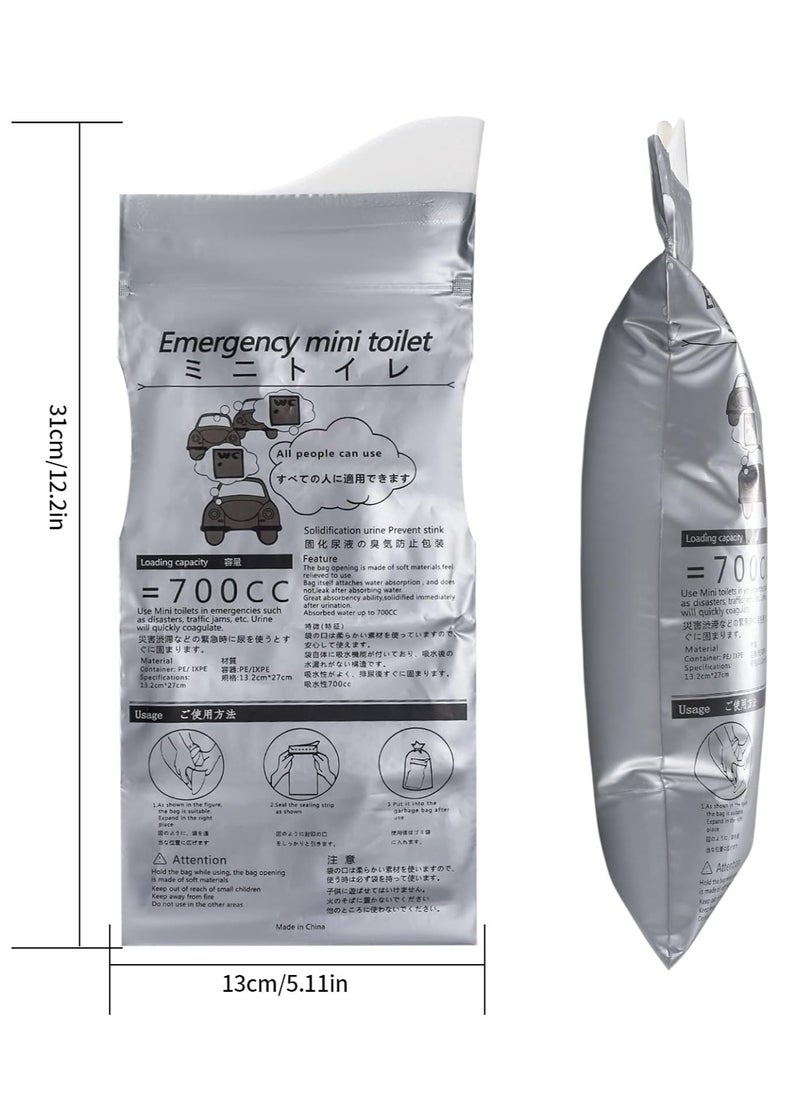 10 Pcs Portable Urine Bags