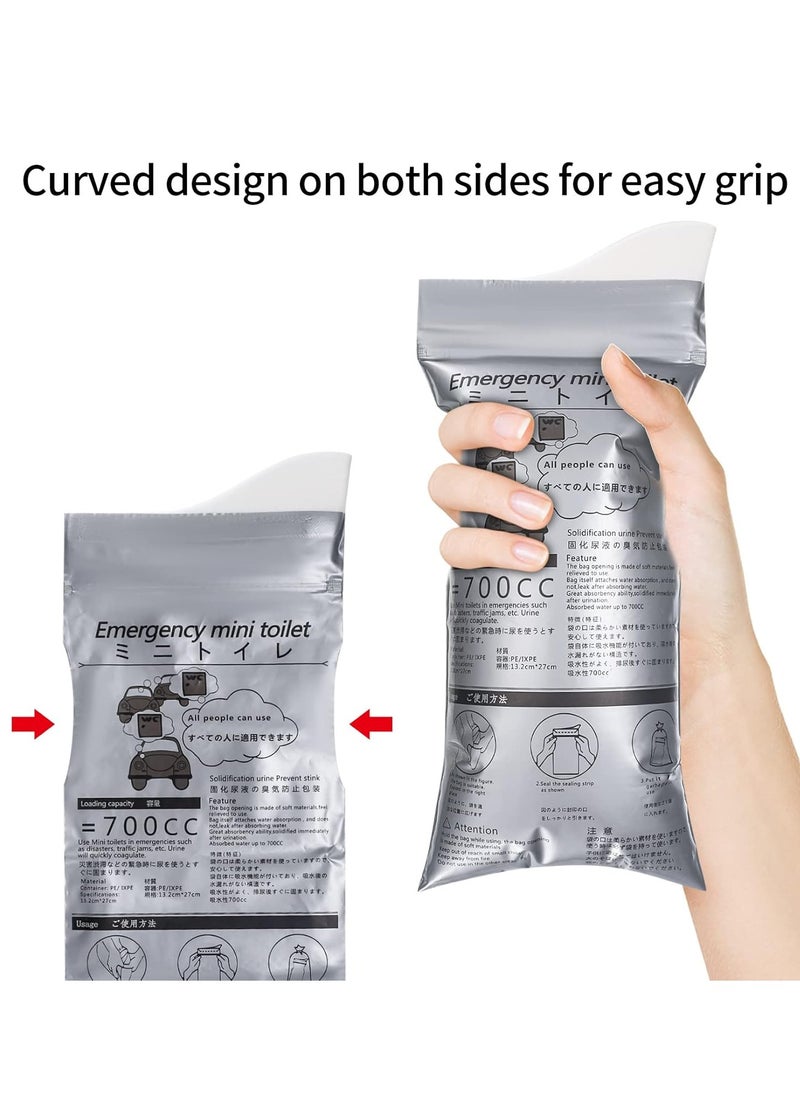 10 Pcs Portable Urine Bags