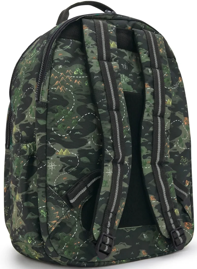 kipling Seoul College Large Backpack (With Laptop Compartment) - Camo Treasure