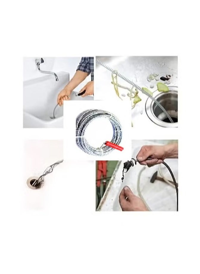 Stainless steel wire for sewerage 7 m Silver - Image 2