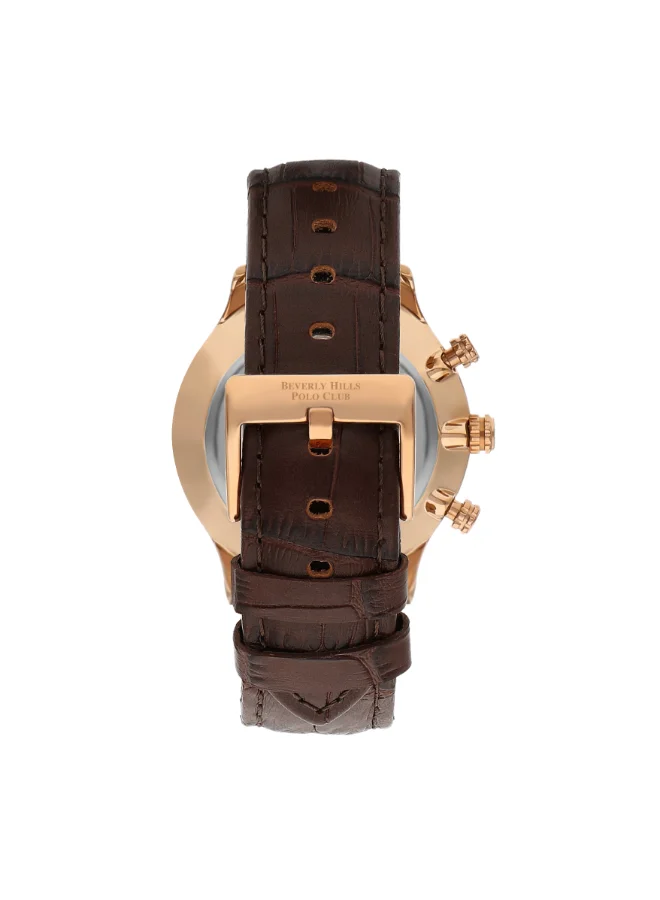 بيفرلي هيلز بولو كلوب BEVERLY HILLS POLO CLUB Men's Multi Function Dark Blue Dial Watch - BP3371X.492