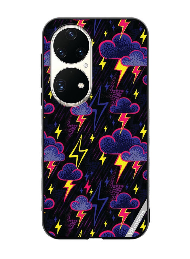 VR CREATIVE Protective Case Cover For Huawei P50 Pro Lightening Design Multicolour - Image 1