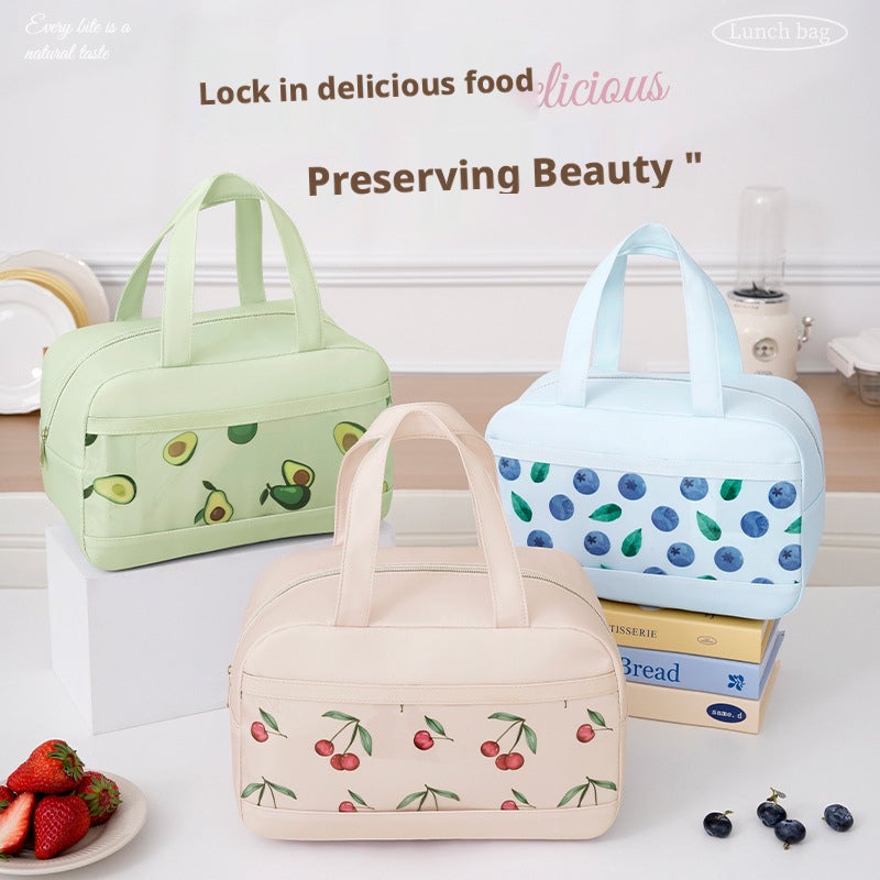 New Large Capacity Lunch Bag Tote for Office School Students Insulated - Image 1