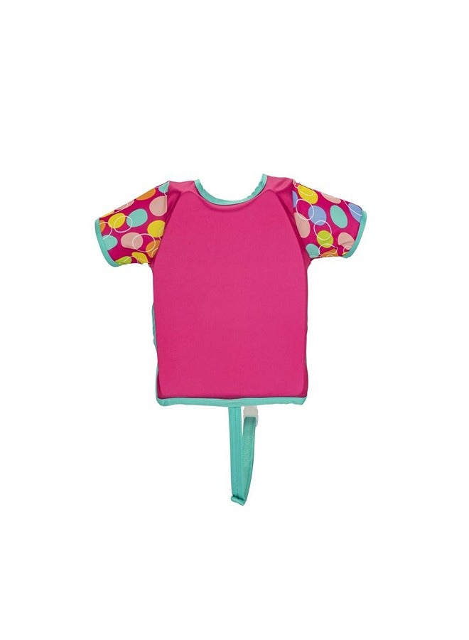 Bestway - Swim Safe ABC Life Jacket With Textile Cover And Sleeves Pink - 32147 - Image 2