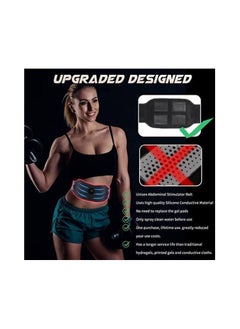 SYOSI Smart ABS Stimulator Belt, Portable Abdominal Training Belt, Ab Toning Belt, for Abdomen/Arm/Leg Training, Portable Smart Fitness Workout Equipment for Women Men, Home Fitness Device  - Image 4