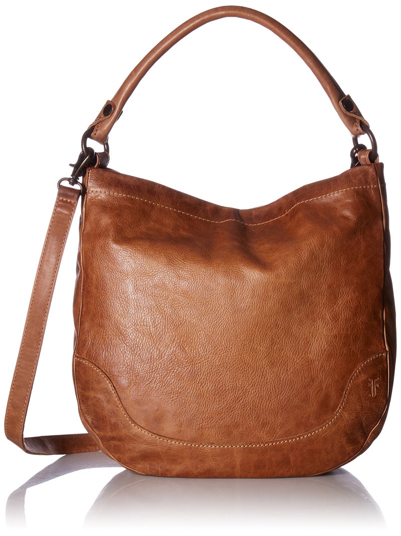 Frye womens Melissa Hobo Shoulder Handbag Beige One Size US