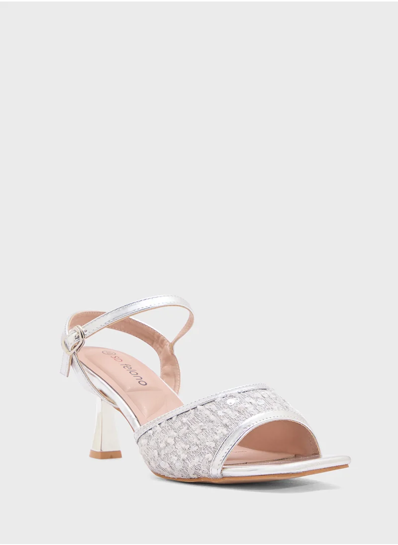 SD.Felano Sequin Heeled Sandal