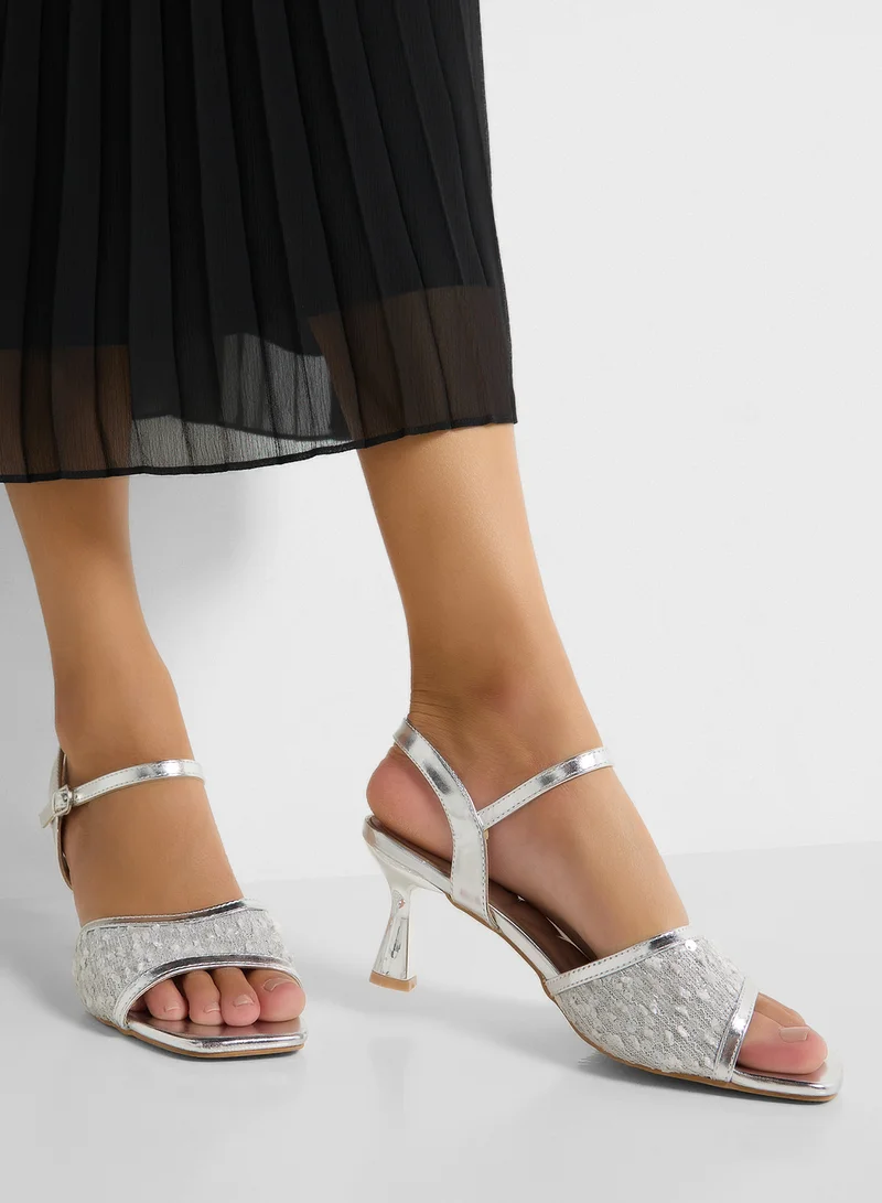 SD.Felano Sequin Heeled Sandal