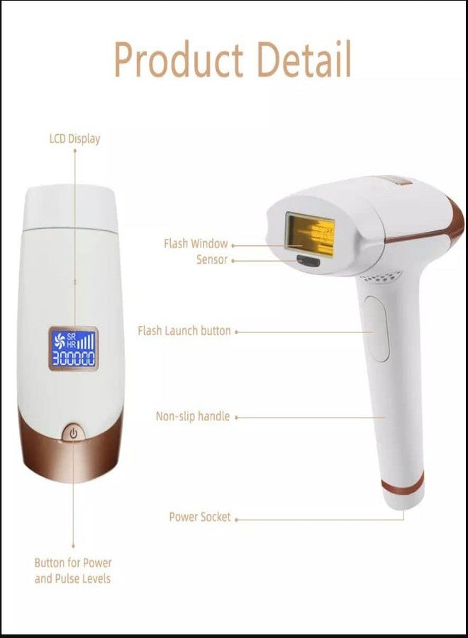 Arcanine إزالة الشعر بالليزر من أركانين - إزالة دائمة وغير مؤلمة للشعر بتقنية IPL - مثالية للنساء والرجال لإزالة شعر منطقة البكيني، والساقين، والذراعين، والإبطين - تستخدم تقنية IPL الأكثر فعالية بـ 300000 ومضة - Image 3