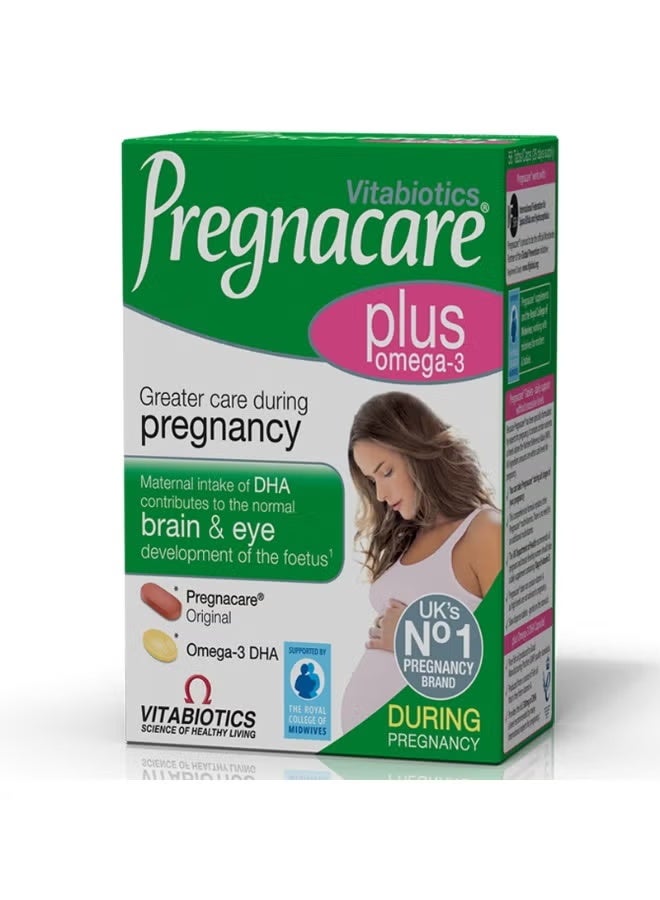 Pregnacare Plus Omega-3 Tablets and Capsules from Vitabiotics - 56 Count - Image 1