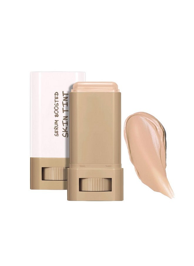 SWETIYOU SWETIYOU Multi-Use Foundation Stick Beauty Balm Serum Boosted Skin Tint, On-The-Go Tinted Solid Serum, Lightweight and Buildable Creamy Skin Tint Stick Makeup, Natural Finish(04#)  - Image 1