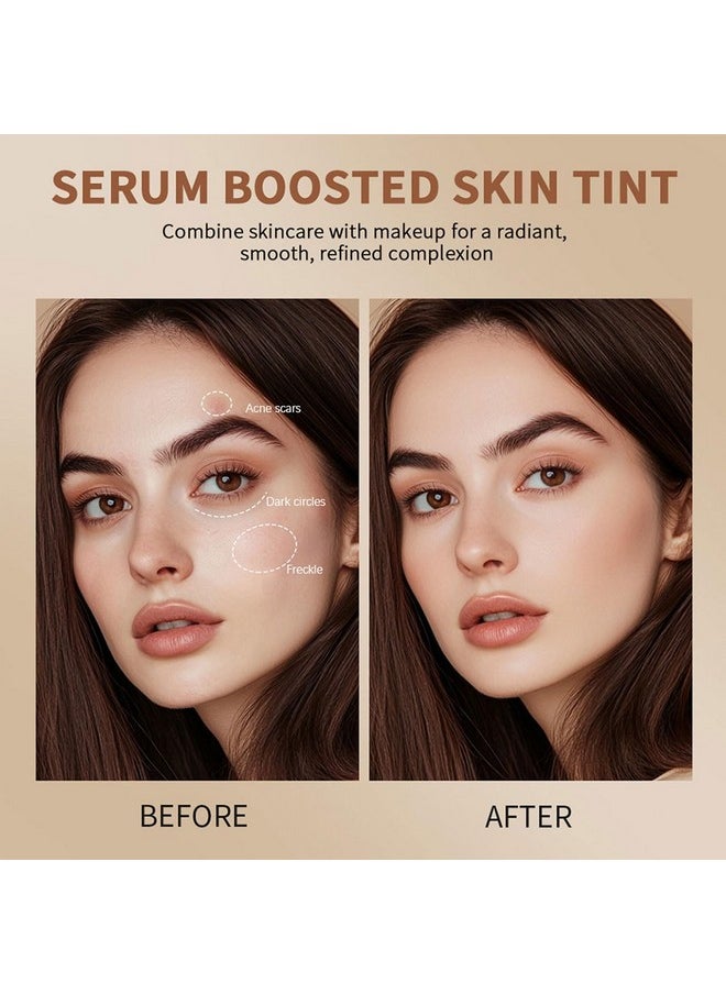 SWETIYOU SWETIYOU Multi-Use Foundation Stick Beauty Balm Serum Boosted Skin Tint, On-The-Go Tinted Solid Serum, Lightweight and Buildable Creamy Skin Tint Stick Makeup, Natural Finish(04#)  - Image 4