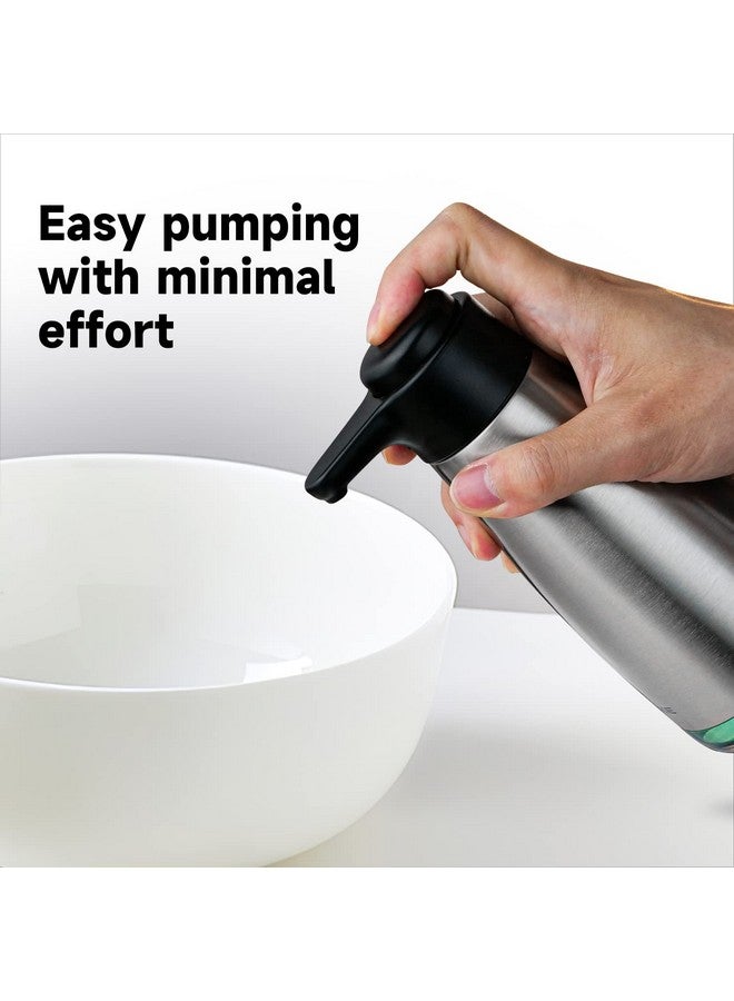 AIKE 15fl.oz Stainless Steel Liquid Soap Dispenser for Dish and Hand Soap - Image 3