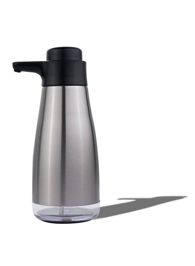 AIKE 15fl.oz Stainless Steel Liquid Soap Dispenser for Dish and Hand Soap - Image 1