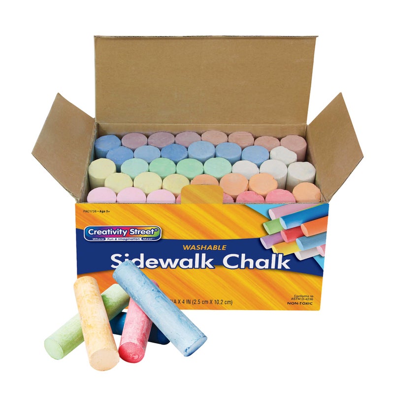 Chenille Kraft CK1736 Sidewalk Chalk 7 Wide 66 Length 43 Height 36 count
