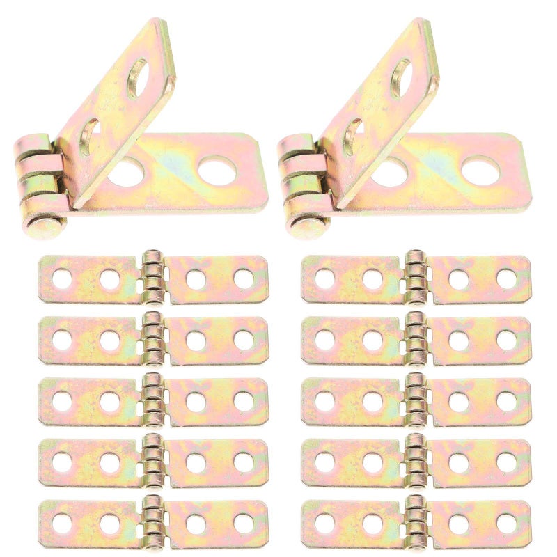 60x13mm Folding Cabinet Hinges Decorative Miniature Hardware for Wooden Doors Boxes 12pcs - Image 2