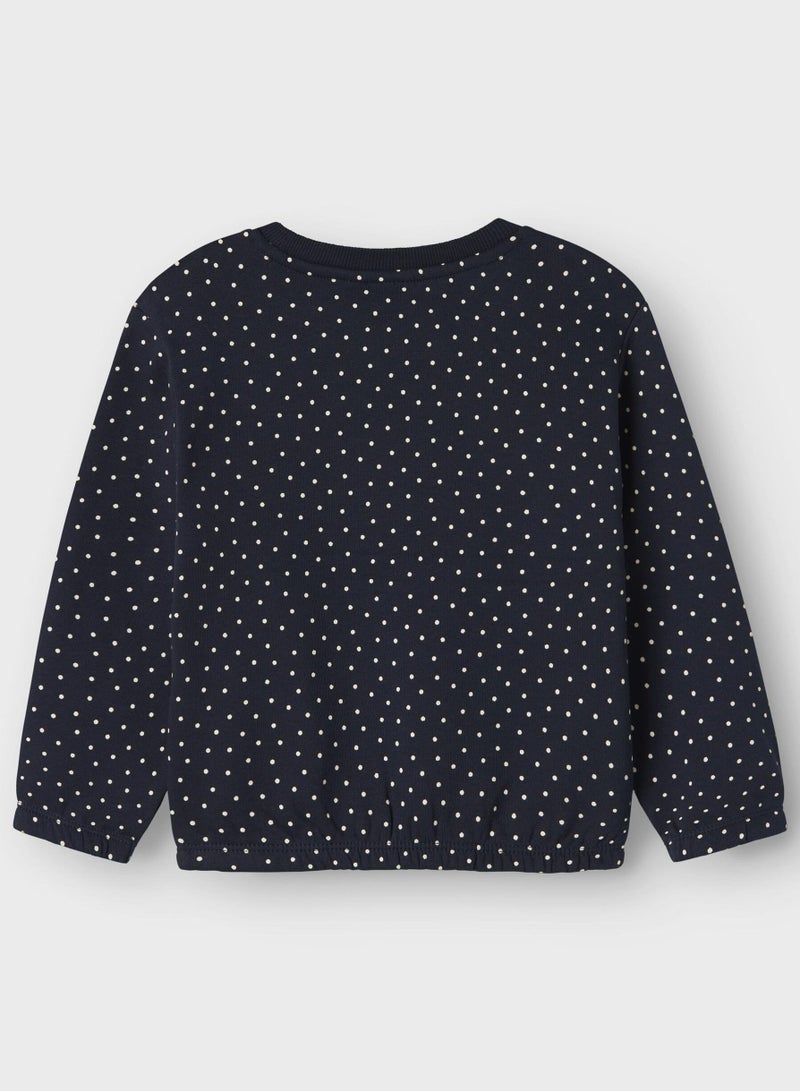NAME IT Kids Polka Dot Relaxed Sweatshirt  - Image 3
