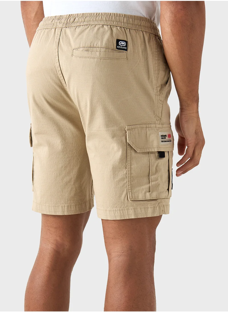 إيكو يو إن إل تي دي. Ecko Textured Flexi Waist Shorts with Cargo Pocket