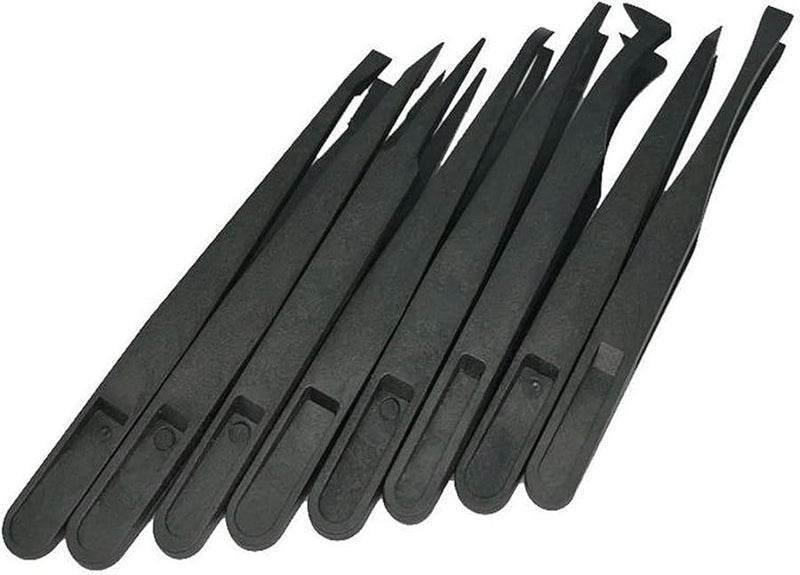 8 Pcs Anti Static Precision Tweezers Set for Electronics Repair Jewelry Making Soldering - Image 3