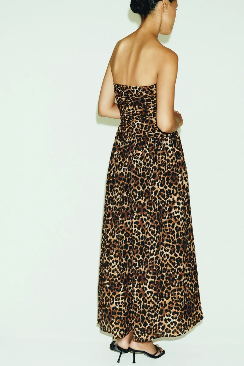 H&M  Pleated bandeau dress for Women | Best Price UAE