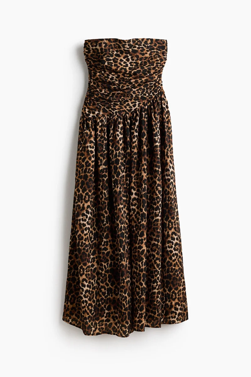 H&M  Pleated bandeau dress for Women | Best Price UAE