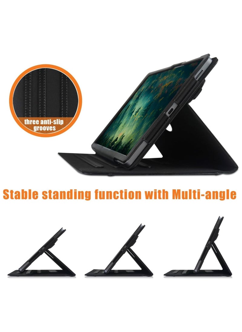 General - Case Compatible with Samsung Galaxy Tab S9 FE Plus/S9 Plus/S8 Plus/S7 FE/S7 Plus 12.4 Inch, 360° Rotating Stand PU Leather Protective Cover for Galaxy Tab S9 FE+/S9 +/S8+/S7+ - Image 1