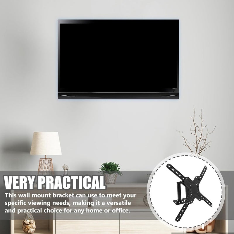 iplusmile Wall Mount Tv Bracket 26"-60" Extendable Swivel Cold-Rolled Steel Tv Stand Wall Mount for Large Screen Televisions Black for Home Entertainment - Image 5