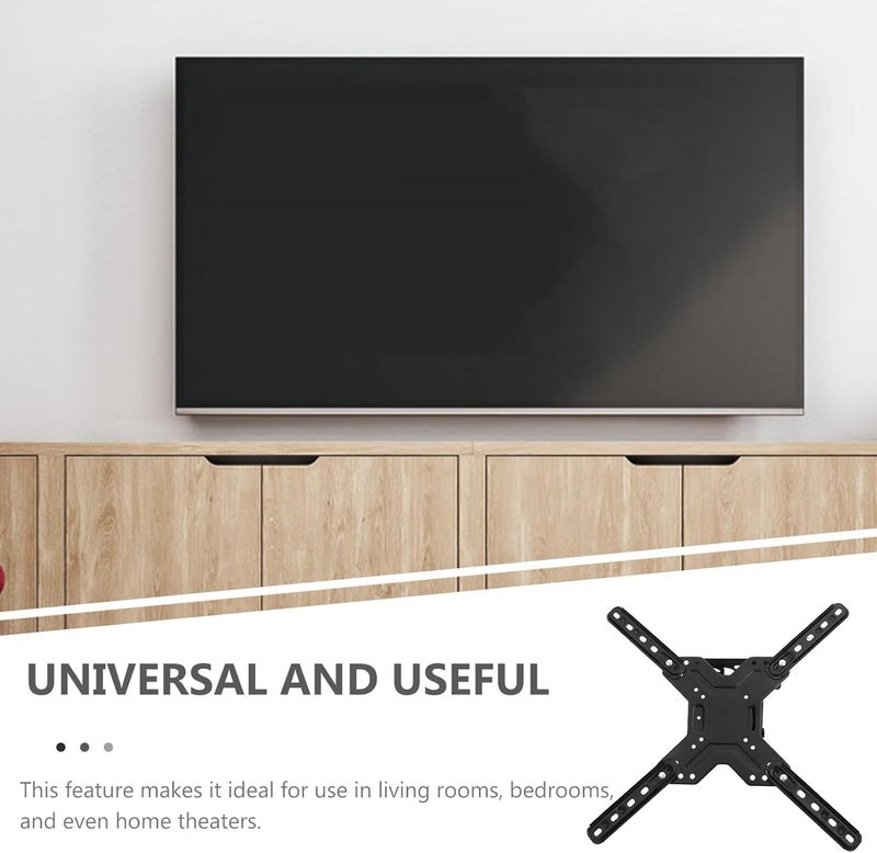 iplusmile Wall Mount Tv Bracket 26"-60" Extendable Swivel Cold-Rolled Steel Tv Stand Wall Mount for Large Screen Televisions Black for Home Entertainment - Image 3