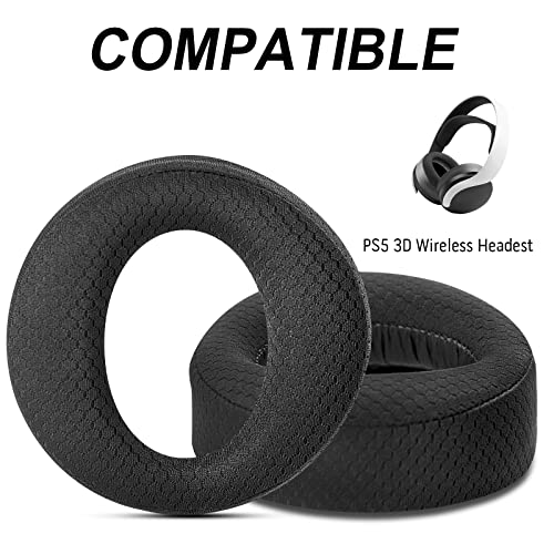 G GVOEARS GVOEARS Ear Pads Cushions Replacement for Sony PlayStation 5 PS5 Pulse 3D Wireless Headset (Breathable Mesh Fabric) - Image 2