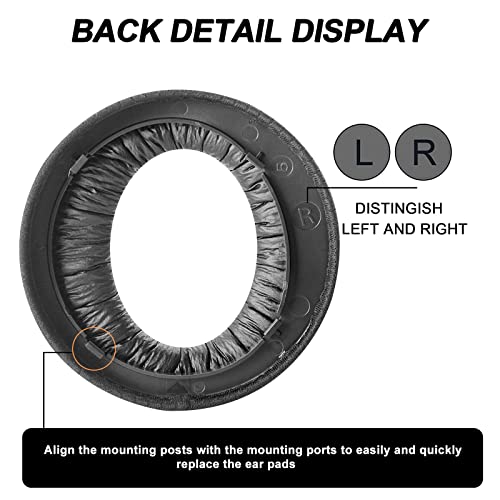 G GVOEARS GVOEARS Ear Pads Cushions Replacement for Sony PlayStation 5 PS5 Pulse 3D Wireless Headset (Breathable Mesh Fabric) - Image 5