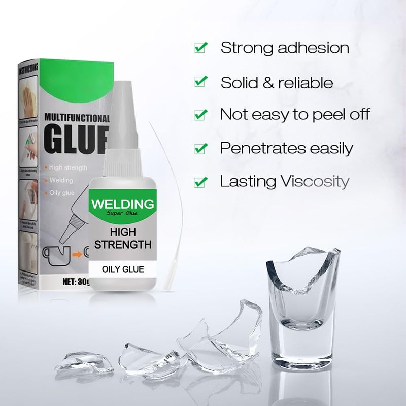 2025 New High Strength Welding Glue 3PCS Multifunctional Super Glue Instant Bonding For Metal Wood Ceramics Leather Glass - Image 5