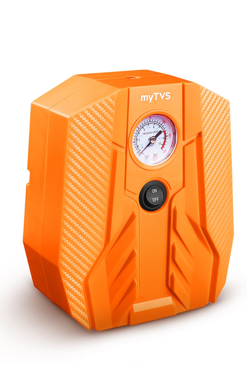 myTVS myTVS Analog Tyre Inflator for Car & Bike 100 PSI with LED Torch | Compatible with All car |1+1 Years Warranty (TI-15)  - Image 1