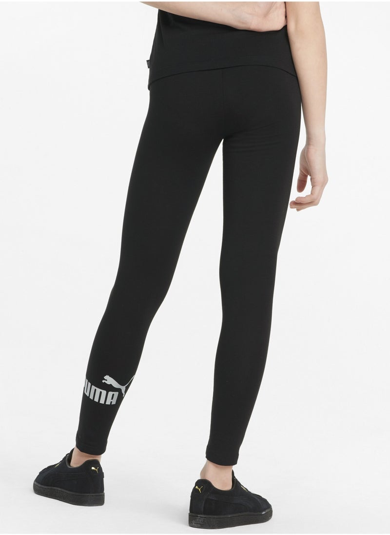 PUMA Essentials Kids Girls Logo Leggings  - Image 2