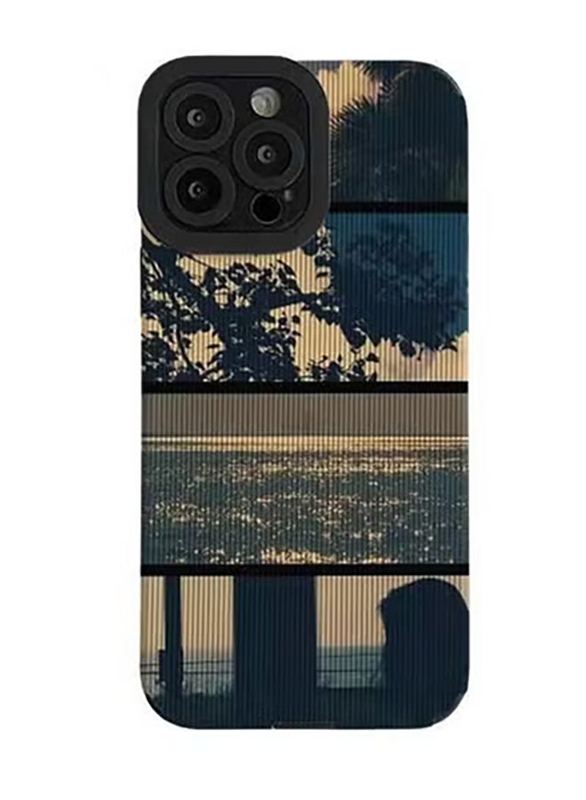 COVERSCART Protective Case Cover For Apple iPhone 15 Pro Max Nature Design Blue - Image 1