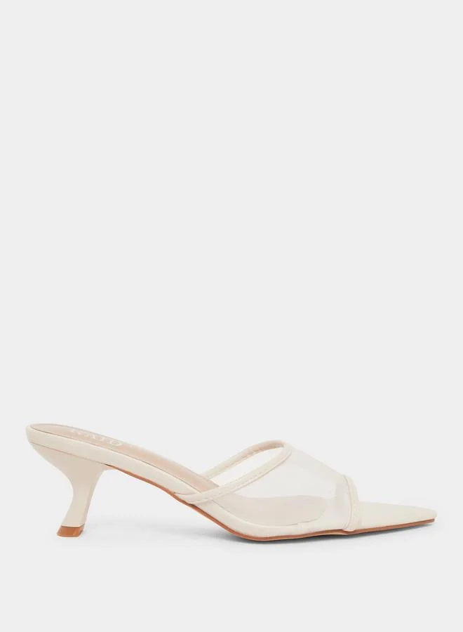 Raid Sable Pointed Toe Mesh Mules