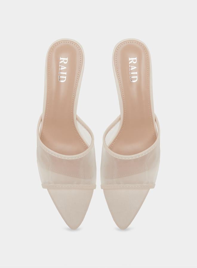 Raid Sable Pointed Toe Mesh Mules - Image 5