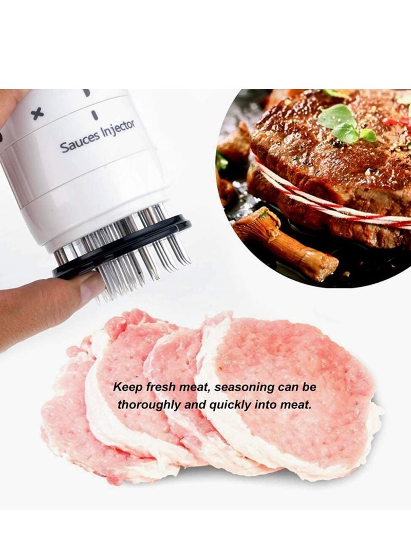 Sauce Enhancer Syringe, 2-in-1 Needle Meat Tenderiser Kitchen Injectable Steak Needle Meat Tenderiser Needle with Stainless Steel Loose Needle Essential Kitchen Tool  - Image 3