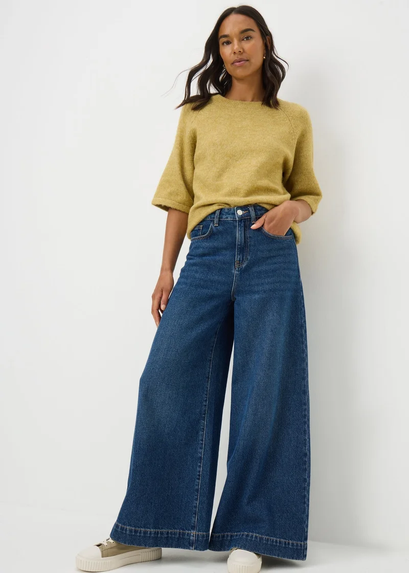 Matalan Mustard Knit Spandex T-Shirt