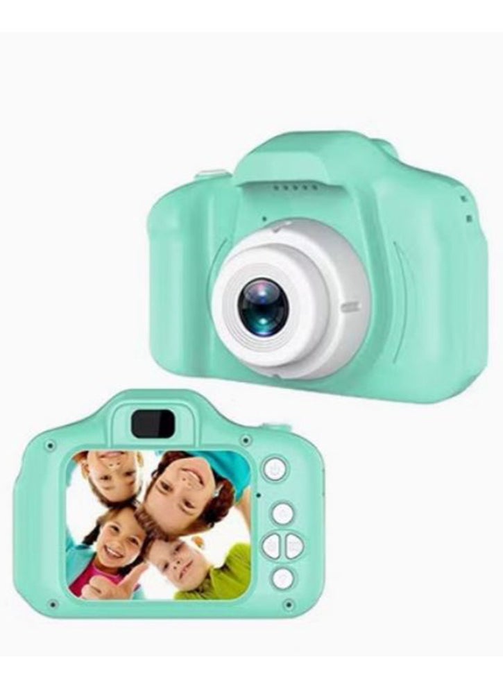 Toy Digital Camera for Kids (Green), Gifts for Child Boys Girls, Mini Rechargeable, Shockproof Silicon Digital Camera for Kids  - Image 2