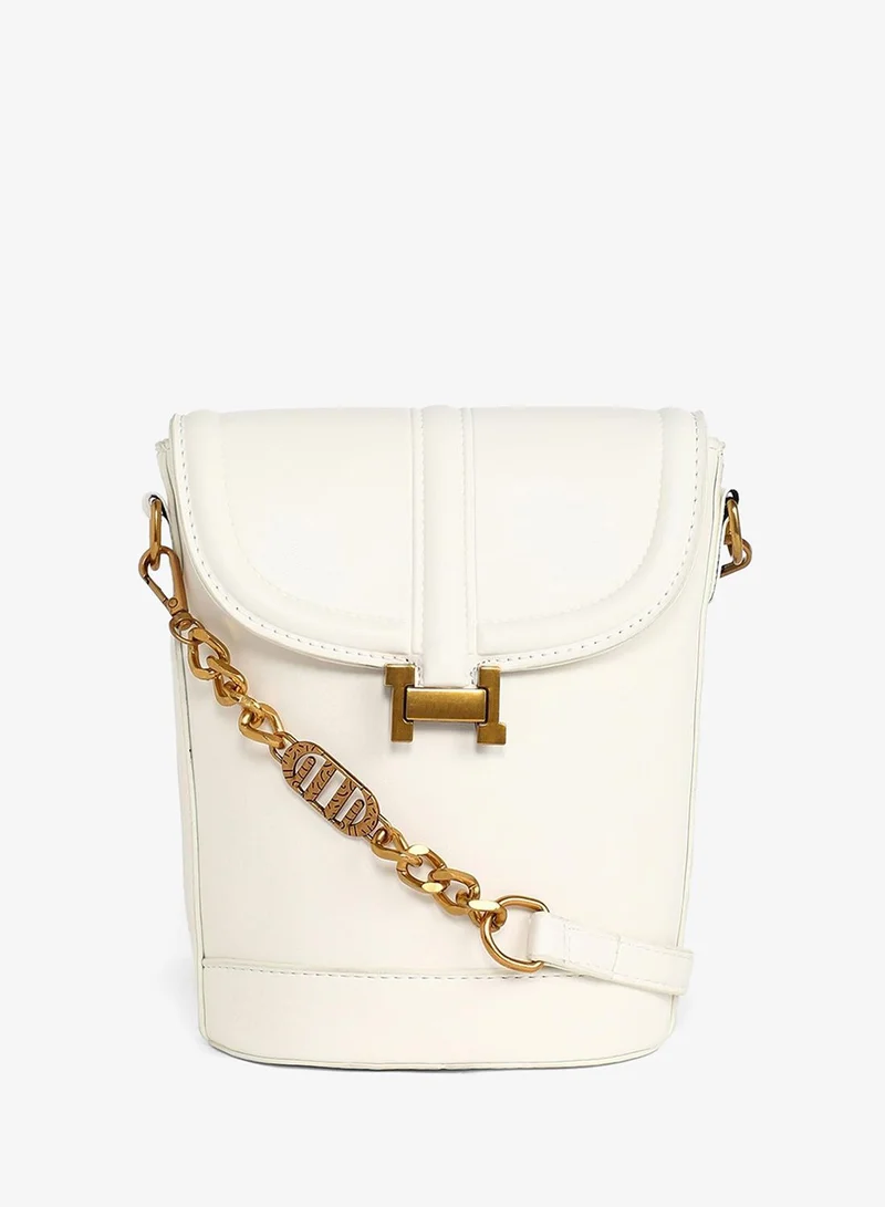 Haute Sauce  The Monogram Sling Bag - Powder White for Women | Best Price UAE